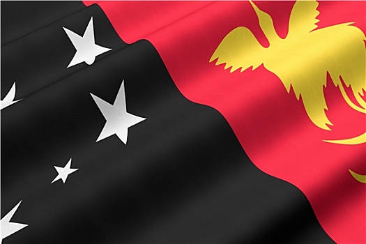 巴布亚岛,新几内亚,旗帜