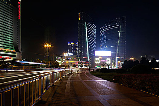 武汉光谷广场夜景