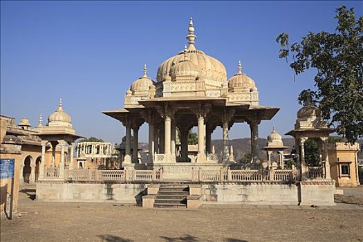 皇家,墓葬碑,斋浦尔,拉贾斯坦邦,印度