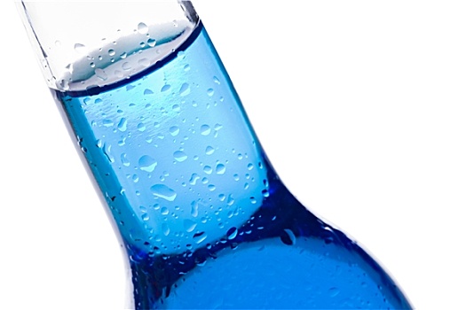 瓶子,蓝色,液体,隔绝