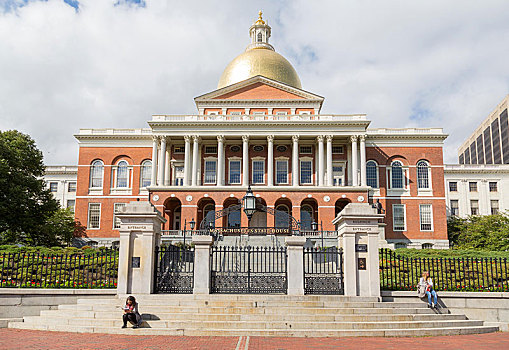 马萨诸塞州议会大厦,波士顿,马萨诸塞,美国,北美