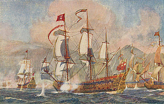 英国,军舰,17世纪,艺术家,未知