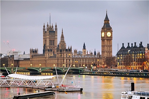 伦敦,钟楼,议会大厦