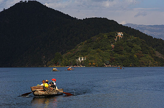 云南丽江泸沽湖