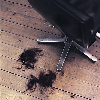 毛发,理发师,椅子