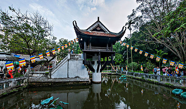 越南河内独柱寺寺院