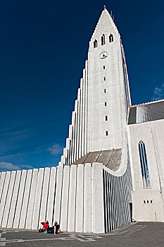教堂,地标,冰岛,欧洲