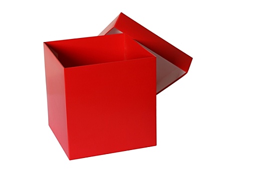 红色,盒子
