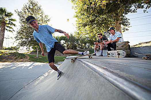 男青年,滑板,公园,加利福尼亚,美国