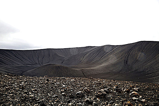 火山口,冰岛,风景