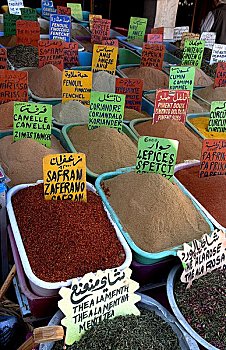 香料市场,突尼斯,非洲