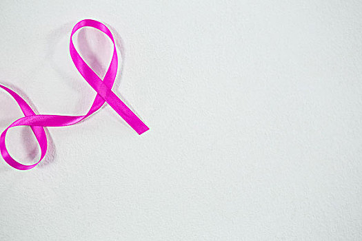 俯视,粉色,带,乳腺癌,意识,白色背景,背景