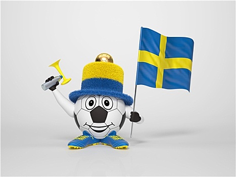 足球,球迷,支持,瑞典
