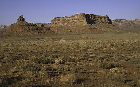 岩石构造,风景,山谷,神,圣胡安,犹他,美国