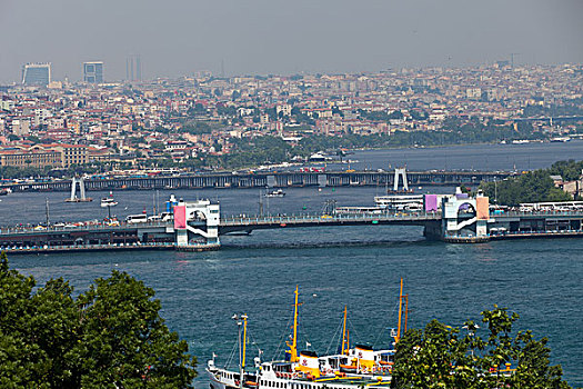 伊斯坦布尔,风景,海峡,博斯普鲁斯海峡,宫殿