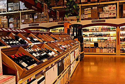 北京超市酒類飲品區(qū)