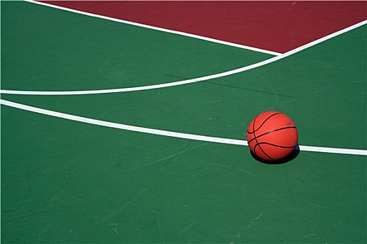 篮球,三个,线条