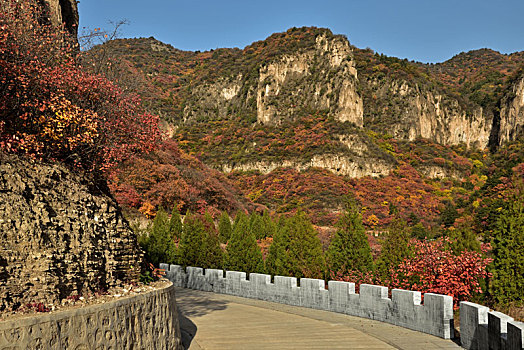 河北省石家庄市平山县沕沕水空中画廊