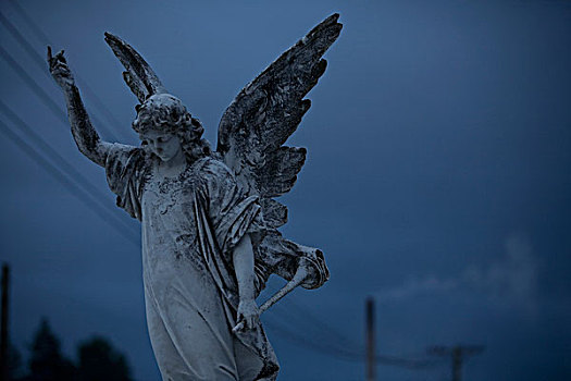 墓地,雕塑,夜光