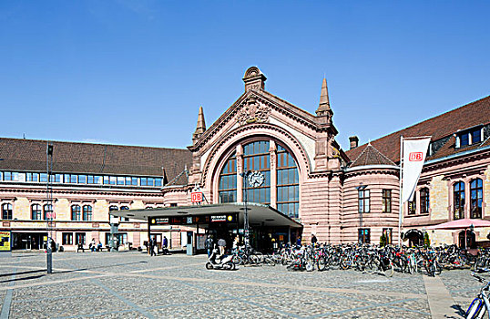 中央车站,车站,建筑,下萨克森,德国,欧洲