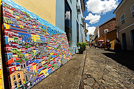 brazil,bahia,salvador,colonial,houses,in,touristic,pelourinho