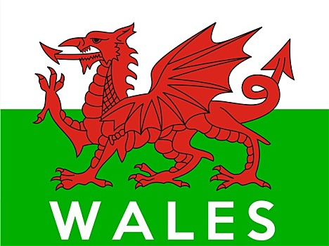 威尔士,旗帜