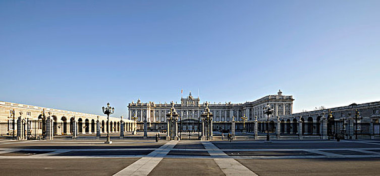 院落,皇宫,马德里,马德里皇宫,西班牙,欧洲