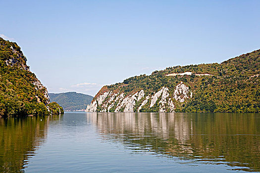 铁门,峡谷,多瑙河,南方,喀尔巴阡山脉地区,国家公园,塞尔维亚,罗马尼亚,河