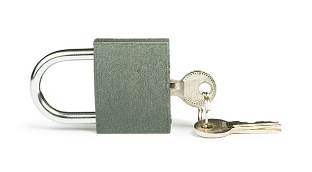 灰色,挂锁,钥匙
