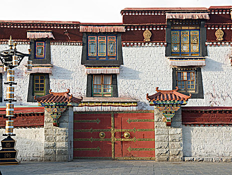 西藏拉萨八廓街建筑