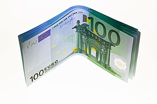 几个,100欧元,钞票
