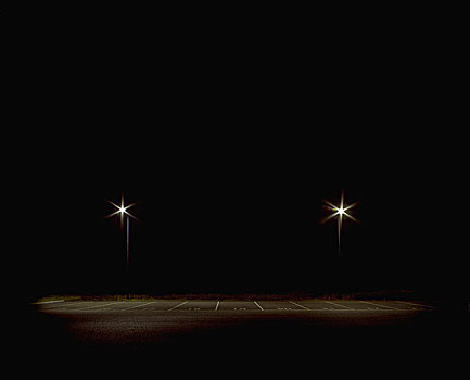 两个,光亮,夜晚,地面,公园,黑色,诺丁汉,英国,2005年