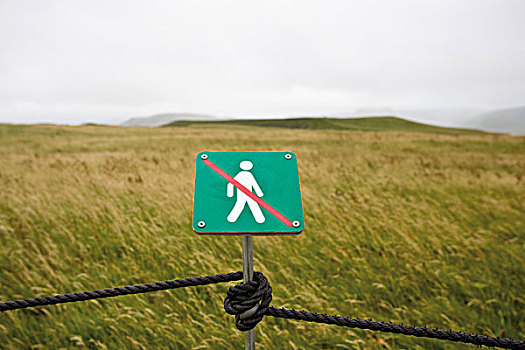 走,标识,环保,自然保护区,半岛,冰岛