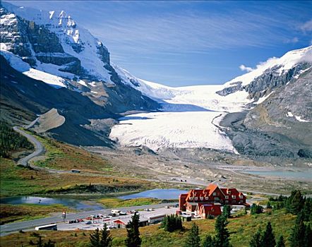冰原大道,阿萨巴斯卡冰川,落基山脉,艾伯塔省,加拿大