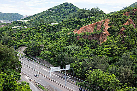 落基山,岛屿,东方,走廊,香港