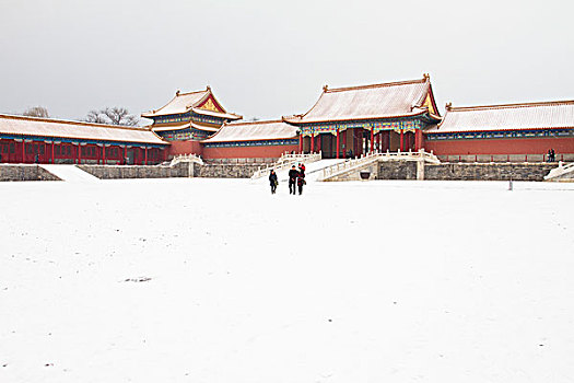 雪后的故宫