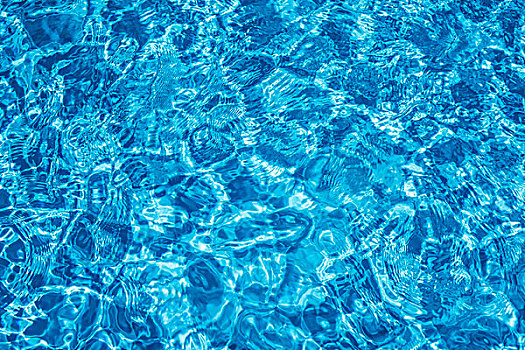 水面,蓝色,游泳池