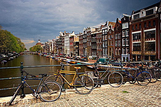 荷兰,阿姆斯特丹,运河,桥