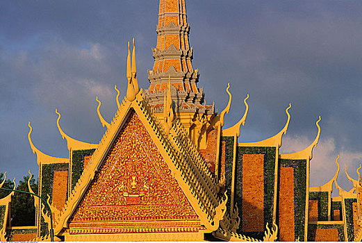 屋顶,金边,柬埔寨