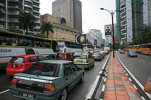 马来西亚吉隆坡市区街道