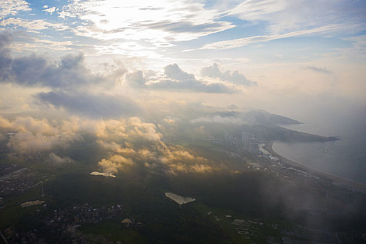 广东阳光,雨后海陵岛风景如画