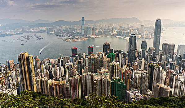 高視角看香港城市景觀