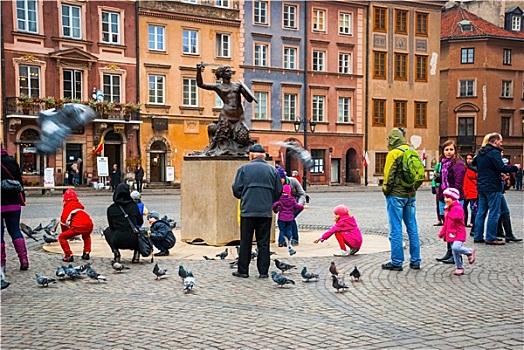华沙,老城,波兰