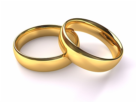 婚礼,黄金,戒指