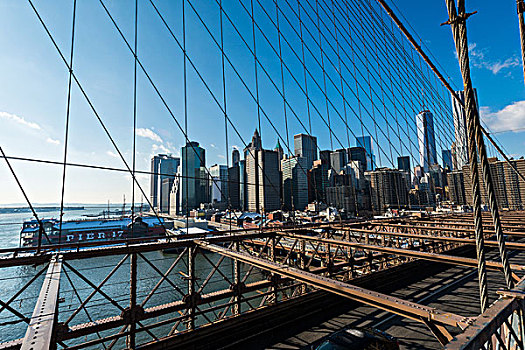 风景,下曼哈顿,布鲁克林大桥