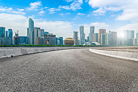 城市道路广场和杭州建筑景观