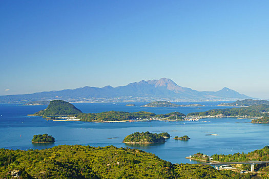 山,观测,熊本,日本