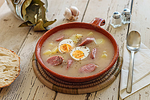 波兰,复活节,美食,传统,汤,蛋,香肠