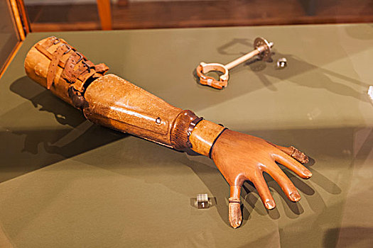 英格兰,伦敦,肯辛顿,科学博物馆,展示,木质,人造部位,手臂
