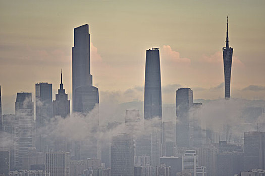 广州cbd都市建筑景观